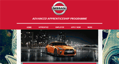 Desktop Screenshot of nissangb-apprenticetraining.com