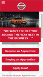 Mobile Screenshot of nissangb-apprenticetraining.com
